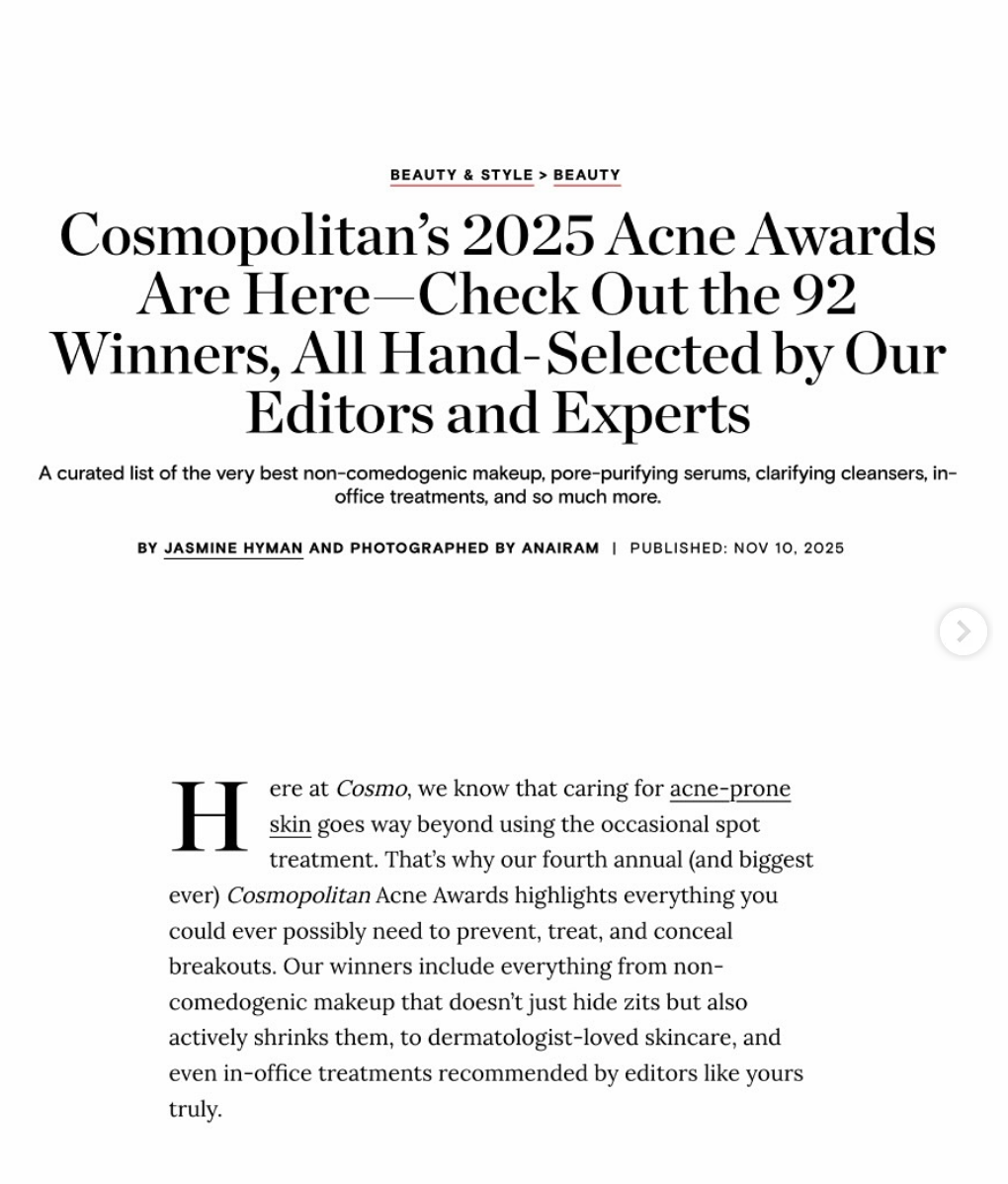 Cosmopolitan’s 2025 Acne Award 28